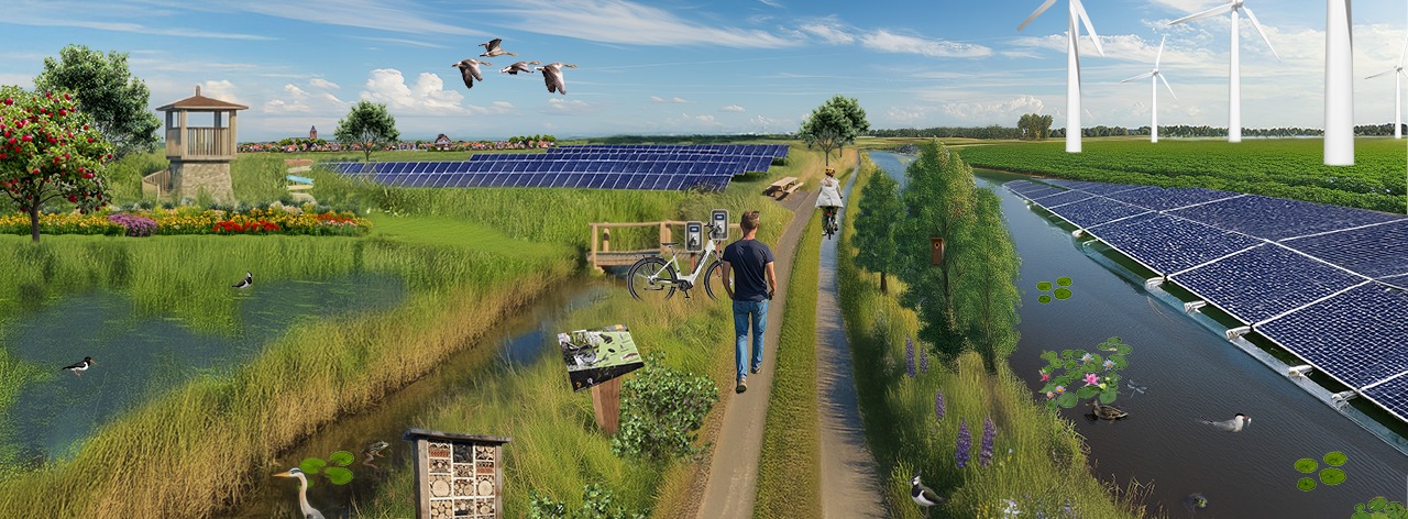 Impressie Klimaatlandschap Sexbierum - Gemeente Waadhoeke